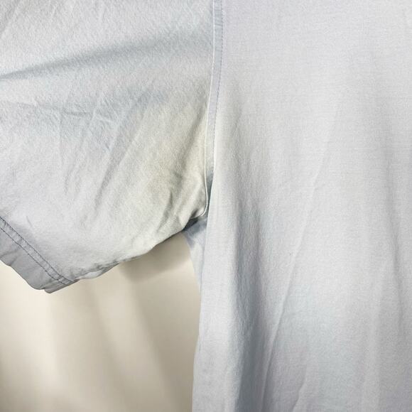 Fairway & Greene Mens Large L Light Blue Pine Valley Cotton Golf Polo Shirt FLAW - Picture 6 of 10